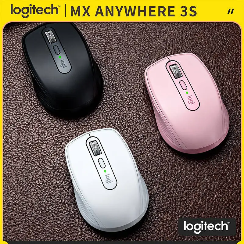 

Компактная мышь Logitech MX Anywhere 3S, эргономичный дизайн, перезаряжаемая, с быстрым прокруткой для портативных ПК Mac