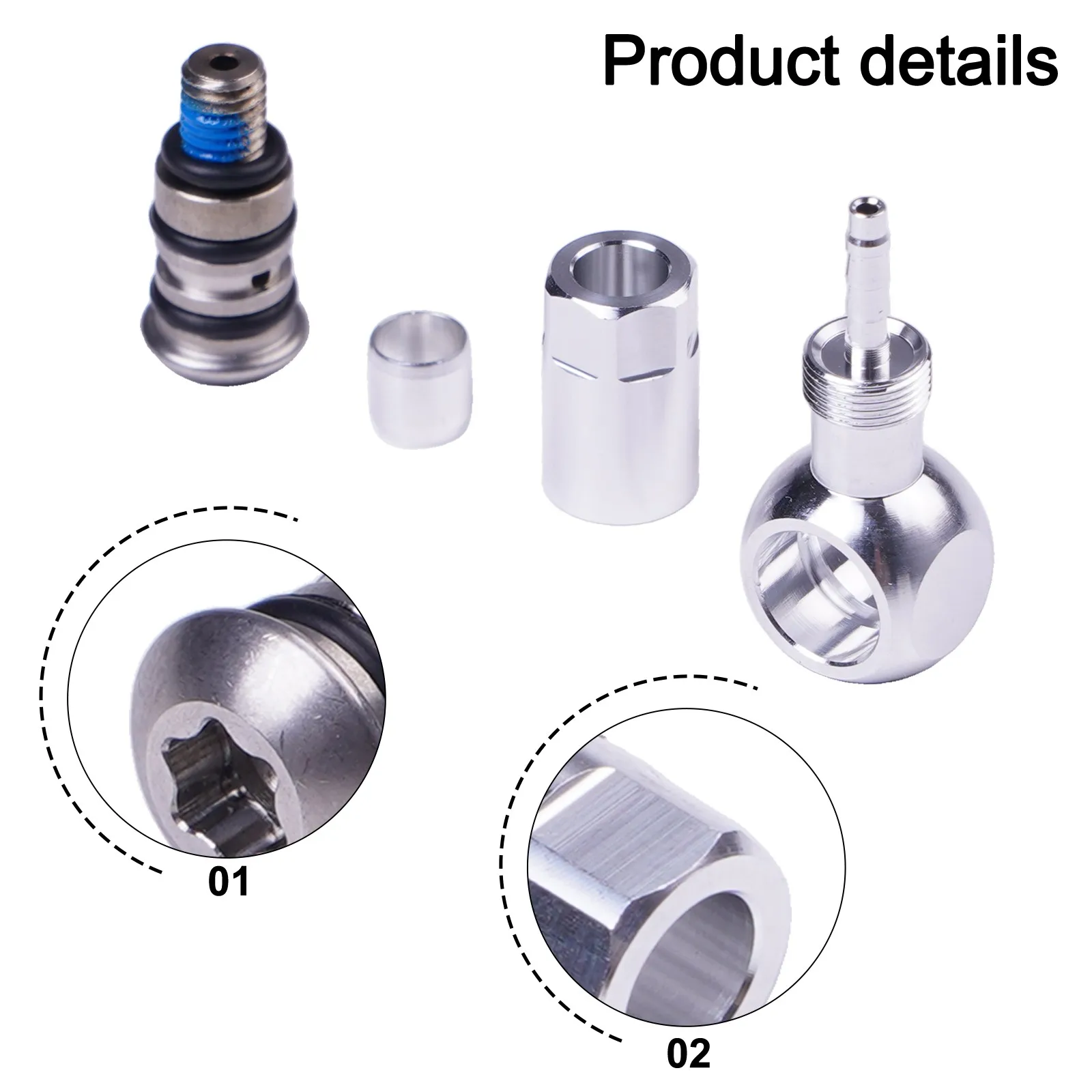 M5 Disc Brake Hose Adapter With D8 Bolt For Banjo Fitting Aluminum Alloy Connector For XOD For GOODTASTE For ZOOM875e Brakes