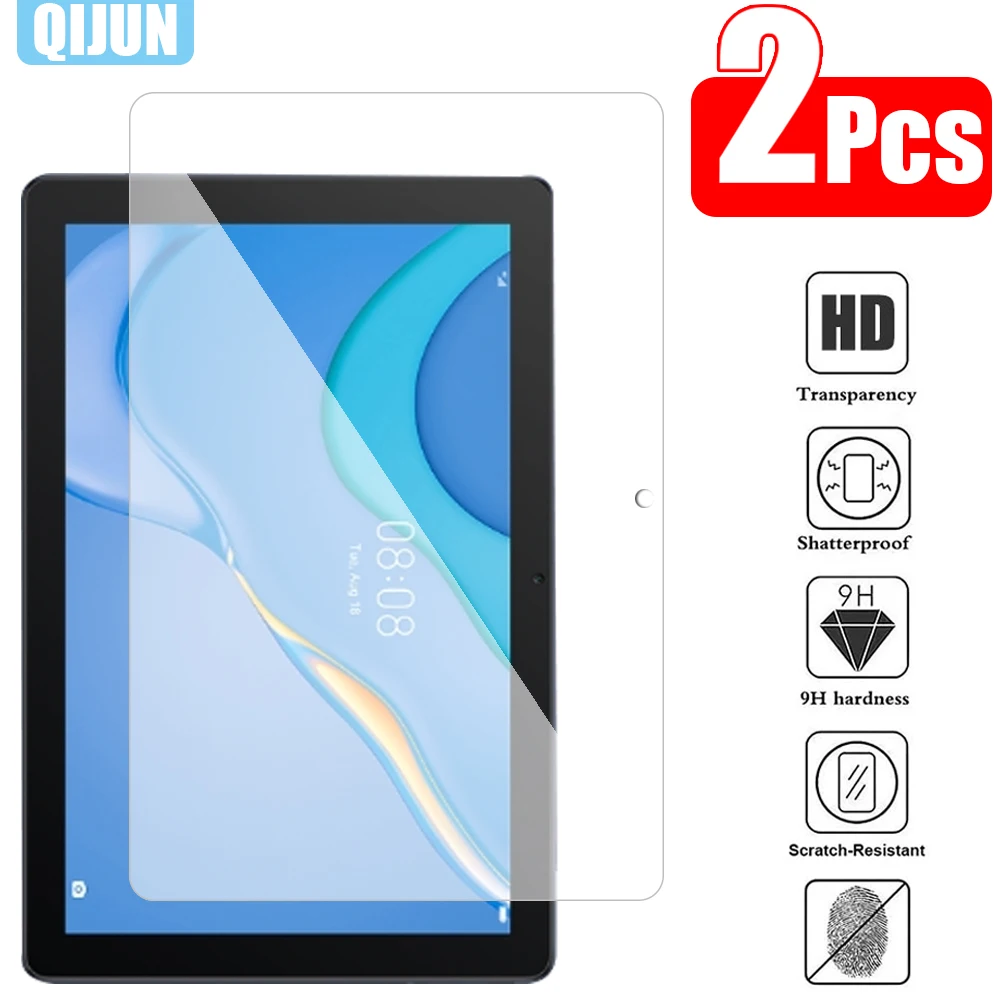 

Tablet Tempered glass film For Huawei MatePad T 10 9.7" 2021 T10 Proof Explosion prevention Screen Protector 2Pcs AGR-L09 W09