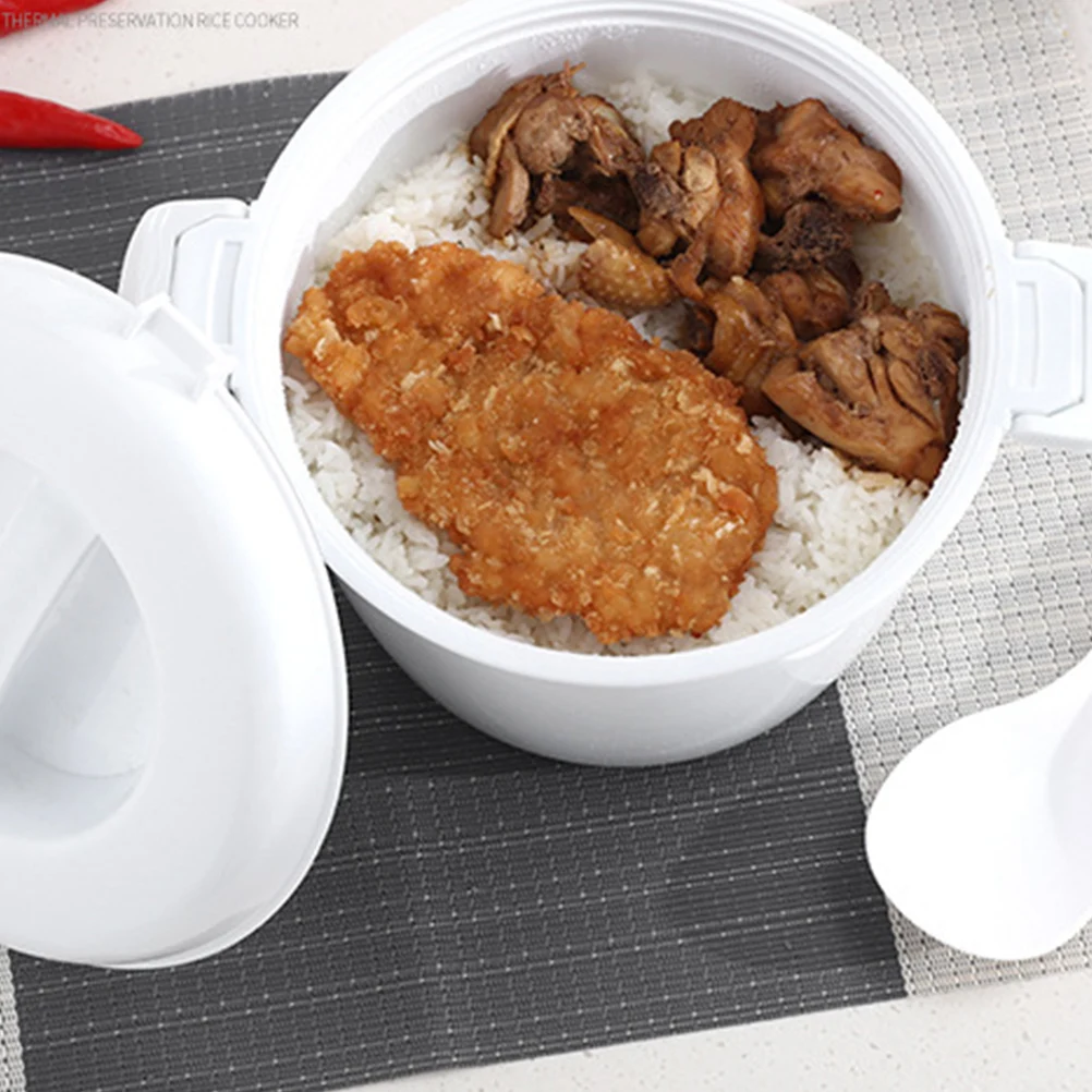 

Microwave Rice Cooker Thermal Lunch Box Steamer Kitchen Container Cookware Food Grade PP Safe