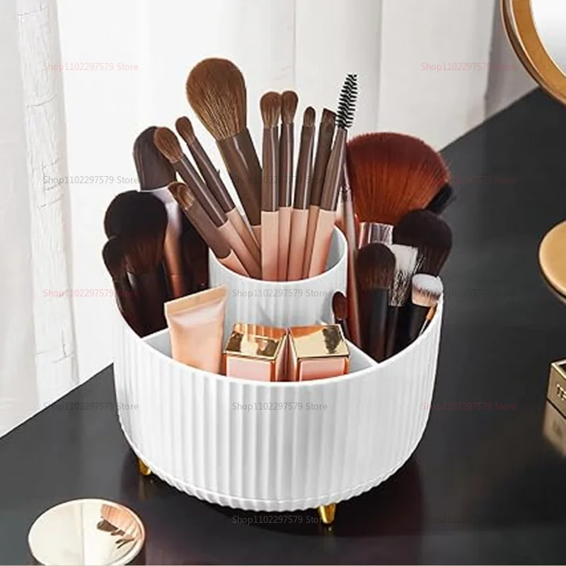 Divided Storage Box with 360 Degree Rotation and Large Capac