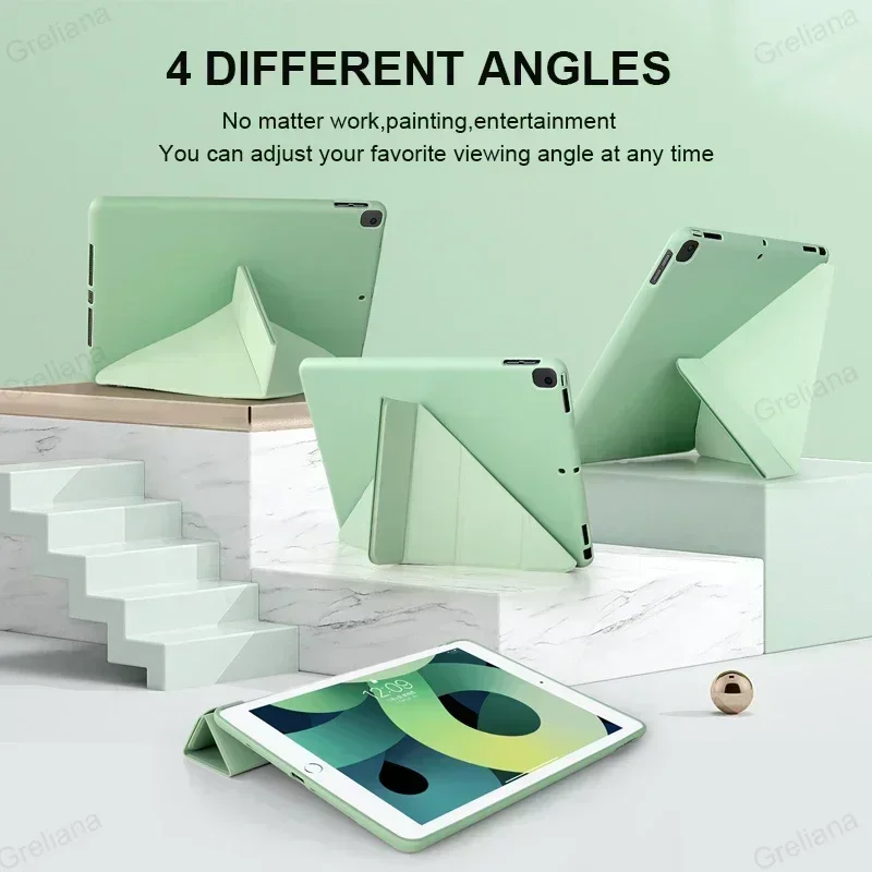 Caso IPad Pro 11, iPad Air Cover, 5th, 4th, 6th, 10.9, 9th, 10th, 7th, 8th geração casos, Mini 6, 3, 2, 1, 10.2, 9.7