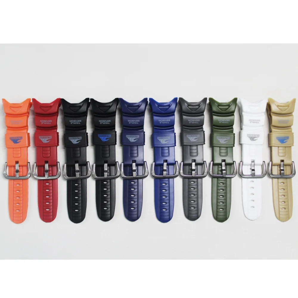 Watch Strap for SPF-40-1V SPF-40 Soft resin TPU Watchband Pin Buckle Wrist band Bracelet Belt Sports waterproof strap with tool