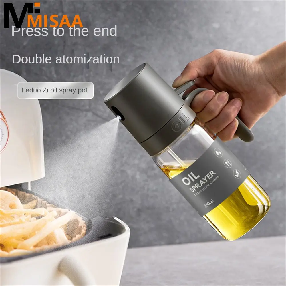 Spray Bottle 250ml Leakage Prevention Household Kitchen Accessories Oil Sprayer Glass Oil Dispenser