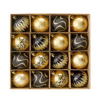 16pcs Christmas Ball Ornaments 6cm Shatterproof For Xmas Tree Decorations for Holiday Garlands Wreaths and Festive Table Decor