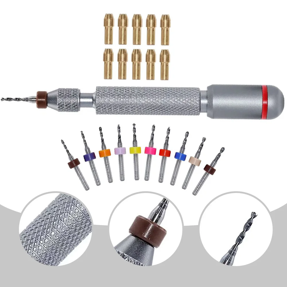 DIY Jewelry Making Tool Electric Drill Mini Drill Bit Set 100*15mm DIY Jewelry Tools Aluminum Alloy Construction