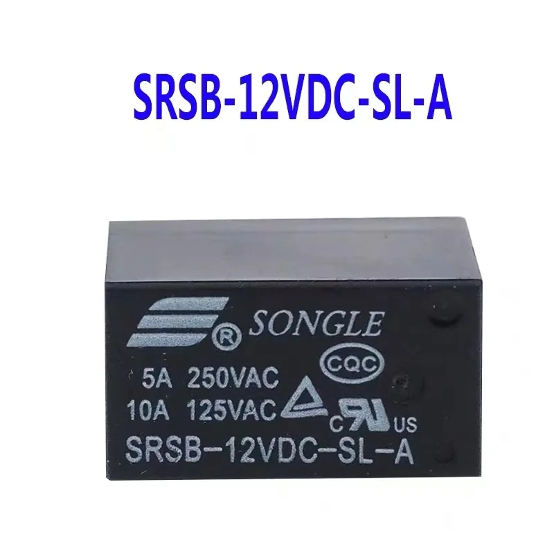 5Pcs, SRSB-12VDC-SL-A SRSB-24VDC-SL-A SRSB-05VDC-SL-A, Small Relay 4Pin 5A 100% New