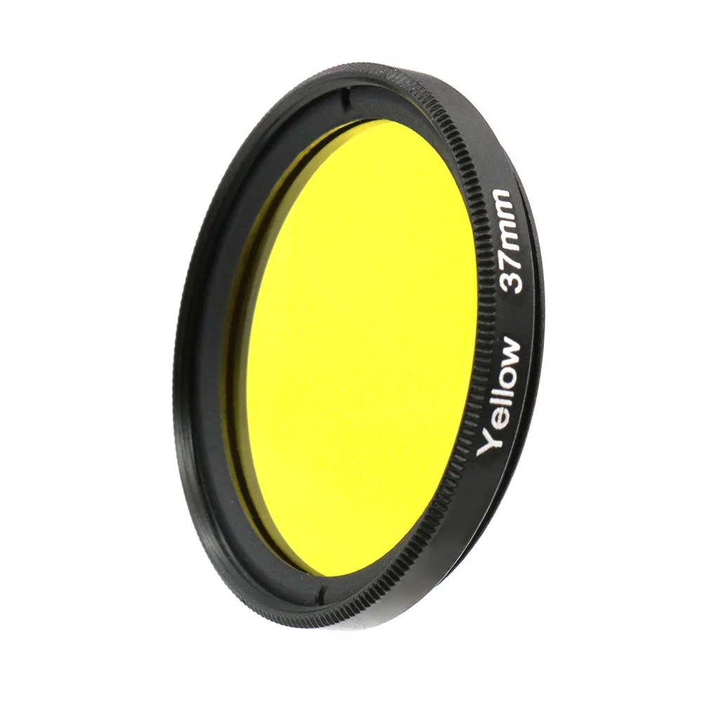 Colorful Filter Color Filtors Full Red Yellow Green Blue Purple Orange 37MM For Canon Nikon Sony DSLR Camera