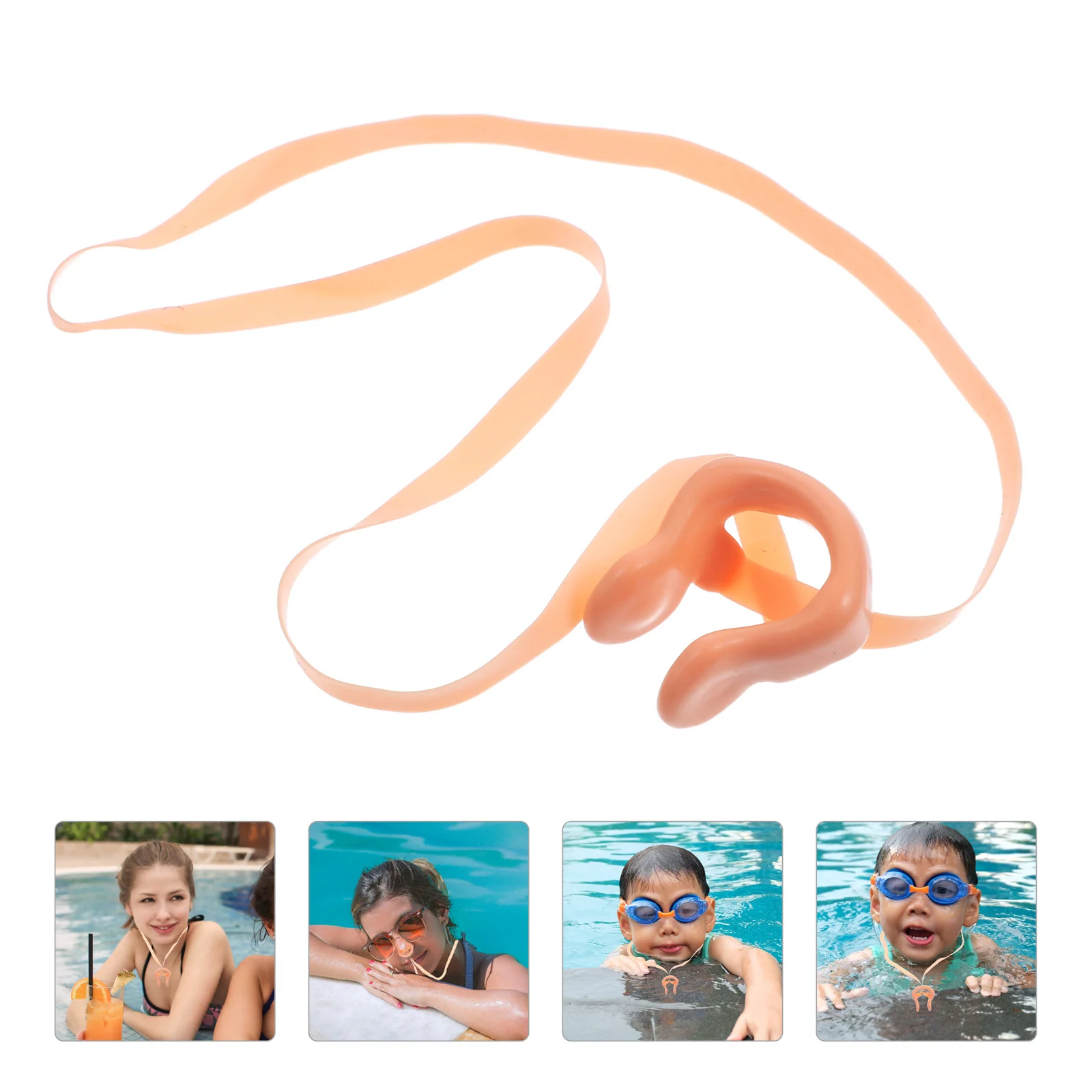 

6 Pcs Swimming Nose Ear Plugs Adult Gear for Buds Sports Nose Anti-shedding