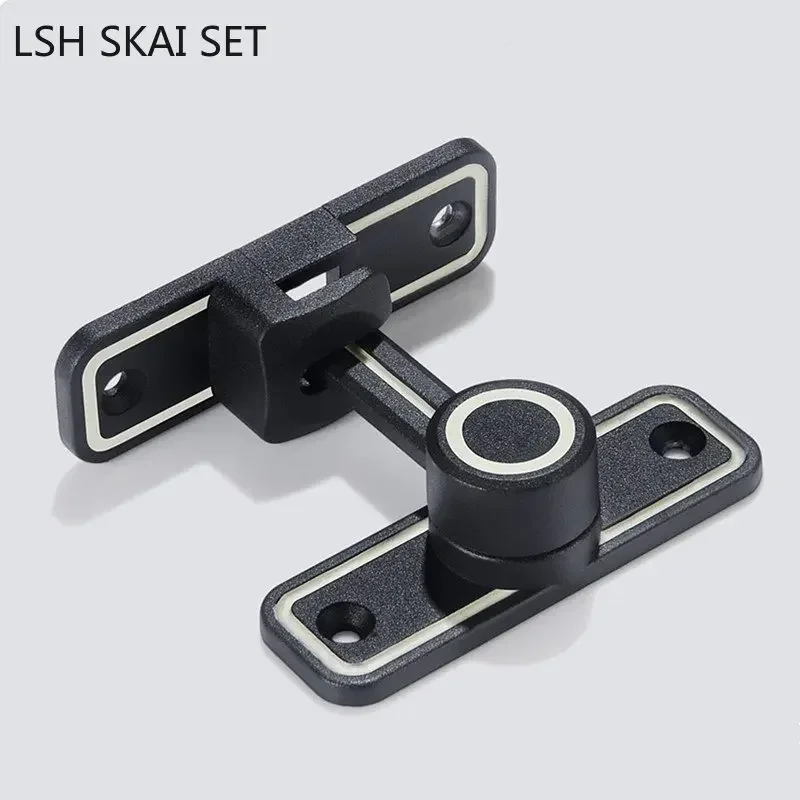 Indoor Zinc Alloy Door Bolt 90/180 Degree Dual Purpose Luminous Door Buckle Bathroom Sliding Door Latch Kitchen Cabinet Lock