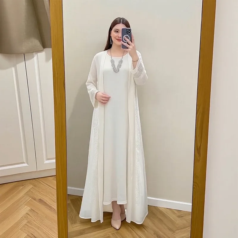 

Abayas Africa Clothing for Women Dubai Luxury African Muslim Fashion Evening Party Dresses Kaftan Boubou Robe Djellaba Femme