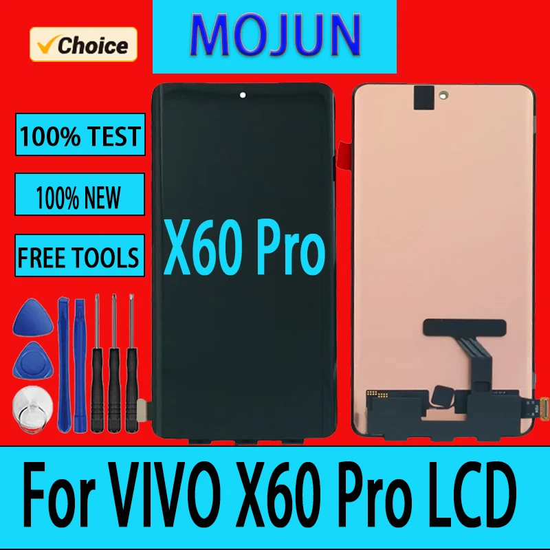 OLED Display For VIVO X60 Pro OLED Display Touch Screen Digitizer Assembly For VIVO X60 Pro OLED Screen Replacement