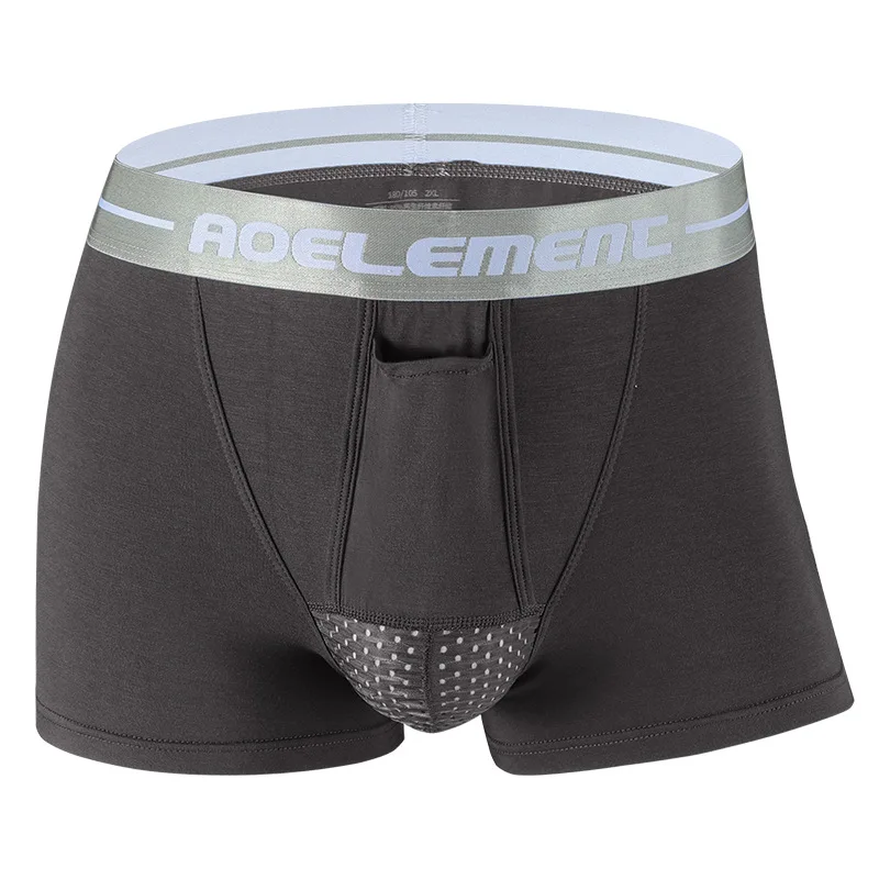 Men\'s Boxers Shorts Modal Underwear Breathable Bullet Separation Pouch Underpants Male Panties Cueca Calzoncillo Plus Size L-5XL