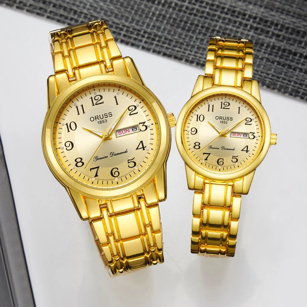 Luxury high-end romantic couple watches atmospheric class fashion everything durable gift a pair of watches