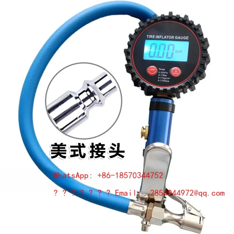 

High-precision Digital Tire Manometer, Automobile Tire Monitoring Barometer, Inflation and Inflation