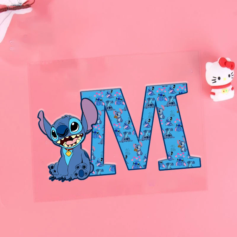 غرزة ديزني الكرتون رسالة ثلاثية الأبعاد نقل ملصق UV DTF ملصقات Kawaii كوب ماء زجاجة ماء علب الاغذية لتقوم بها بنفسك ملصق مقاوم للماء