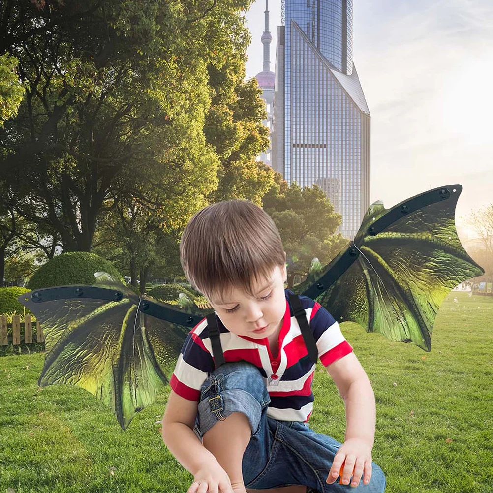 

1Set Glowing Dinosaur Wing Prop Lightweight Costume Wing for Halloween Cosplay Party Dress Up Costume Wings Dress Up Prop