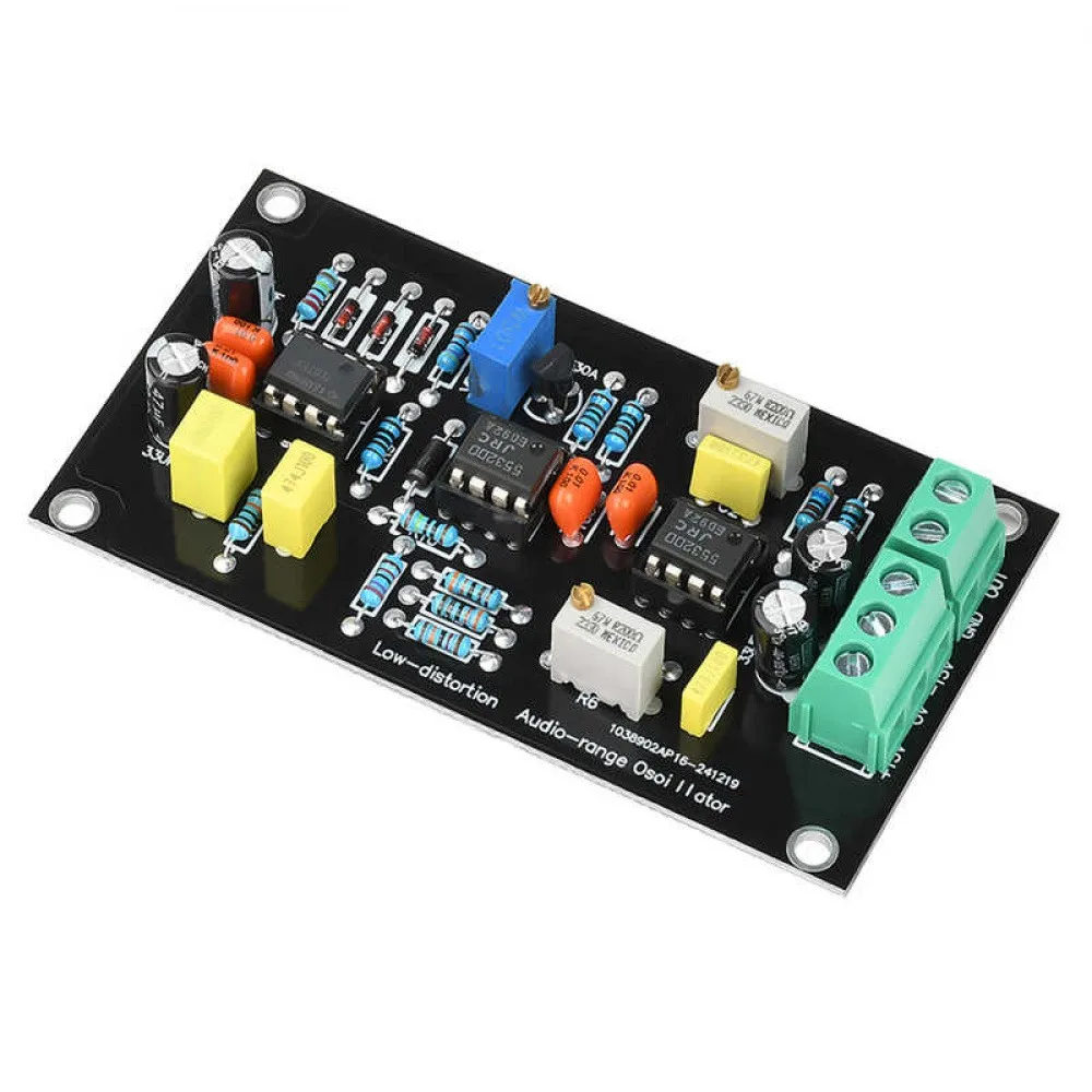 15V Sine Wave Signal Generator 1 KHz Low Distortion Coefficient Sine Wave Oscillator Circuit Board Adopting The NE5532 Chip