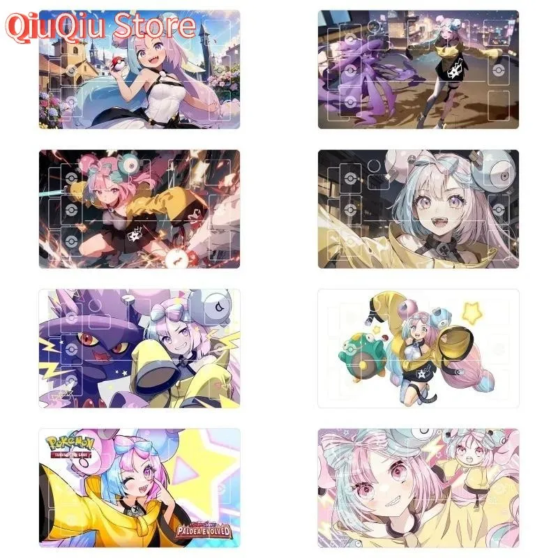 

Pokemon Iono Altaria Self Made Rubber Collection Card Dueling Mat Gifts Toys Diy Anime Game Characters Classic Series Cards Pad
