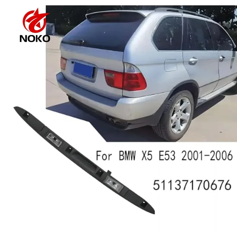 

New for BMW X5 E53 01-06 Touring Boot Trunk Lid Rear Handle Grip with Key Button Boot Trunk Lid Rear Handle Grip 51137170676