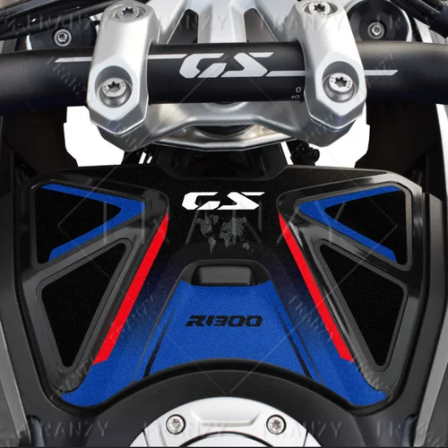 Imagen 2 del producto Pegatinas para guantera de motocicleta, calcomanías de protección para R1300GS R1300 GS Triple negro