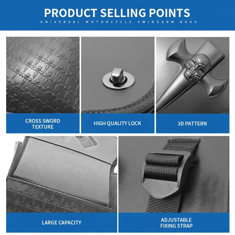 

2026unique Высококачественная мотоциклетная седельная сумка оптом на складе OEM/ODM Logo Индивидуальный новый продукт