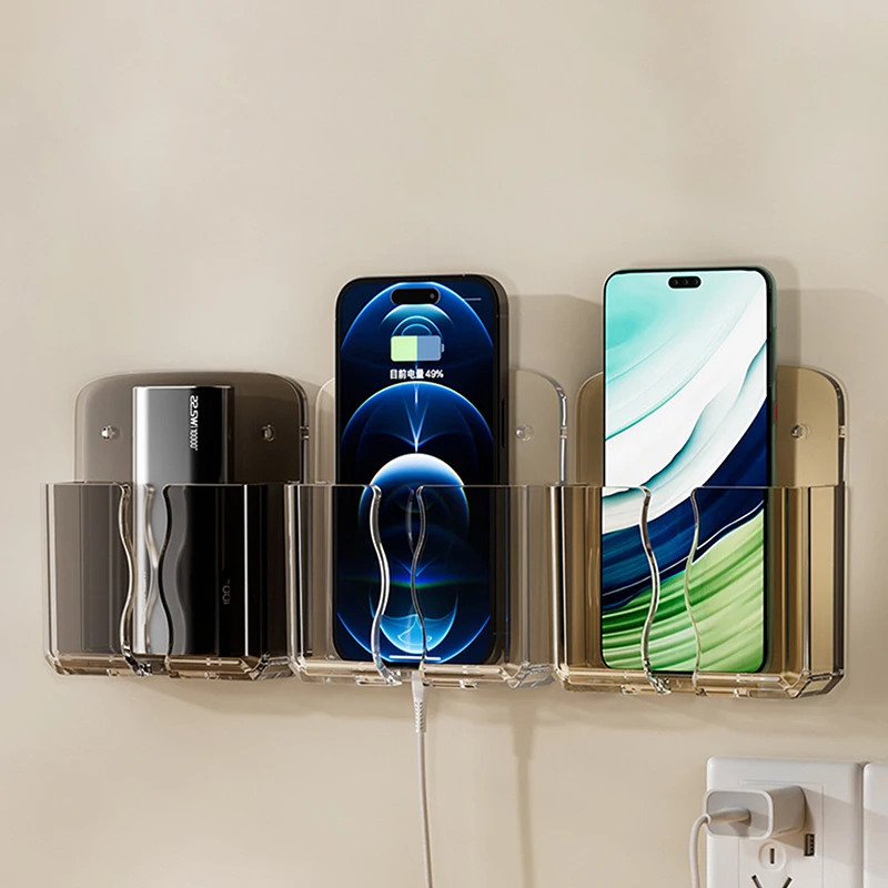 

Держатель для пульта дистанционного управления кондиционером, универсальный белый настенный ящик для хранения, держатель для пульта дистанционного управления, держатель для зарядки телефона