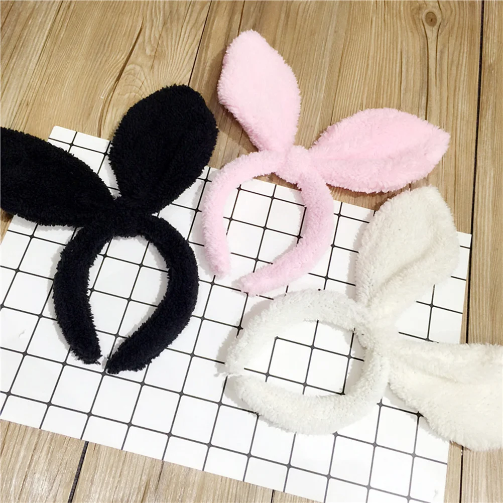 Hair Accessories Easter Rabbit Ear Headband Ears Set Party Supplies Headdress Hoop Child Bands