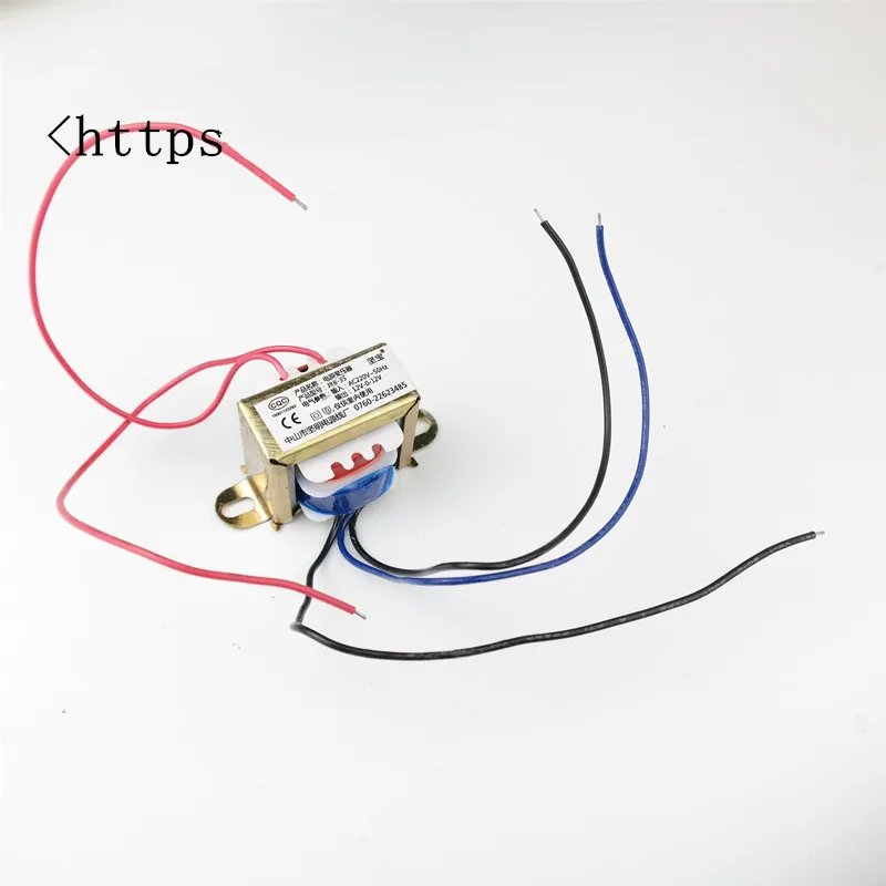 المزدوج 12 فولت محول الطاقة E-نوع الحديد الأساسية السلطة 3 واط الأسلاك النحاسية لف ل preamplifier و مجلس الطاقة الصغيرة استخدام
