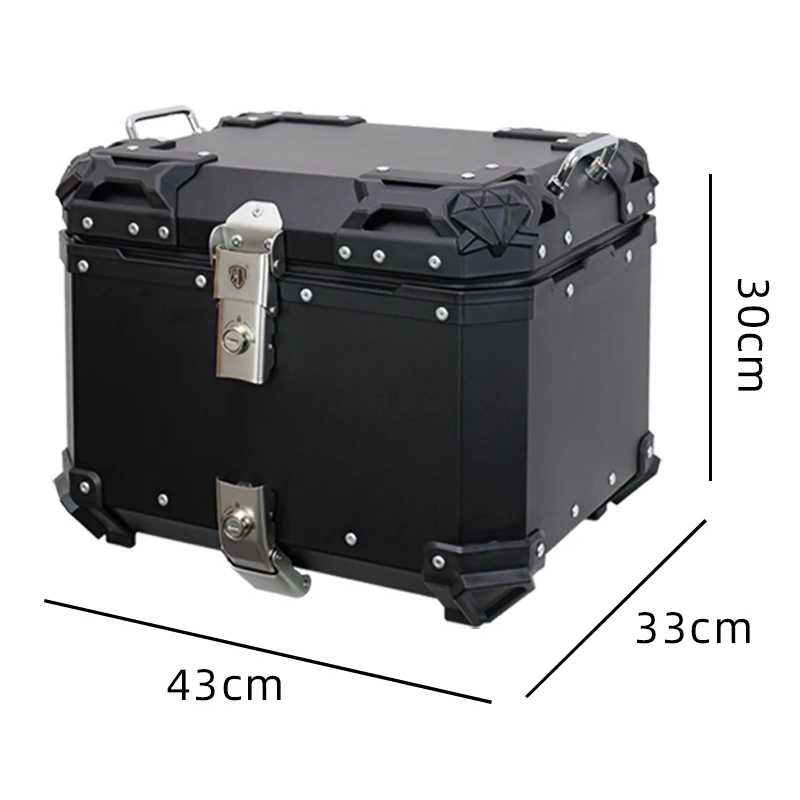 

STLF 45L Storage Luggage Adv Motorcycle Tail Box Aluminum Tail Box Motorcycle Cargo Carrier
