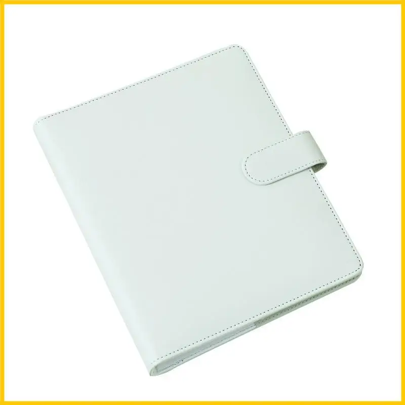 PU Leather Notebook 6 غطاء رنين الغلاف الداخلي مع ميزانيات إغلاق المشبك المغناطيسي الموثق لمكتب المدرسة