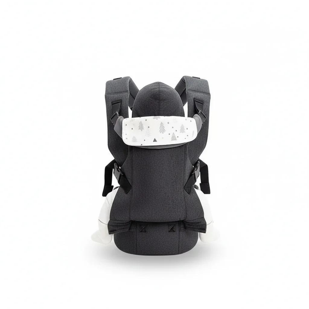 

Эргономичная переноска для младенцев, 6 положений, 360-градусный слинг-шарф, мягкая хлопково-полиэстеровая переноска для младенцев, портативная, для детей весом до 15 кг