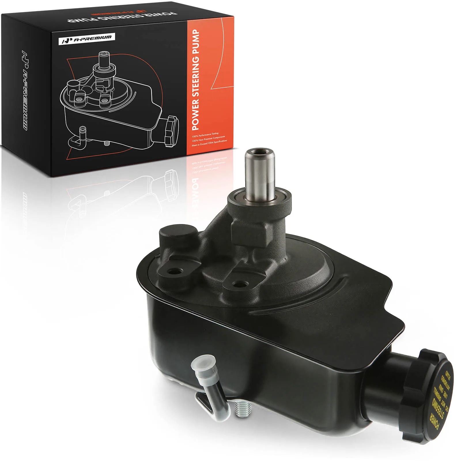 A-Premium Power Steering Pump with Reservoir for Chevrolet Blazer 1996-2005 GMC Jimmy 1996-2005 Sonoma 1996-2004 Isuzu Hombre