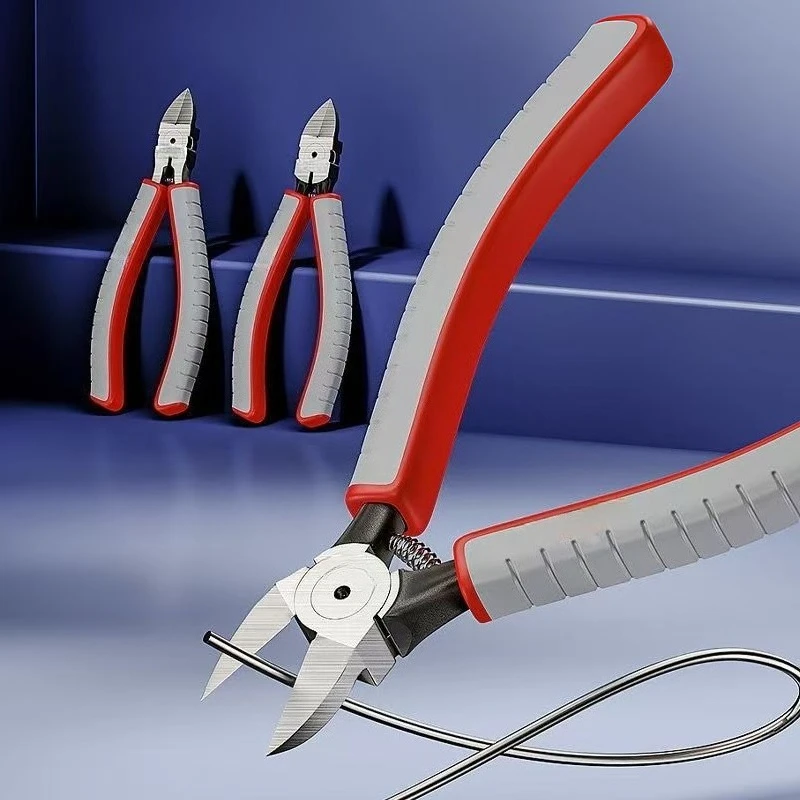 Nozzle pliers, high-hardness oblique pliers, electrical and electronic model pliers, industrial-grade offset pliers