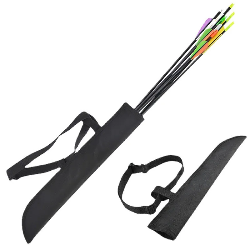 Nylon Archery Crossbow Bolts Quiver Arrow Tube Hip Quiver Waist Hanged Carry Bag Storage Pocket Holder Hunting Accessories