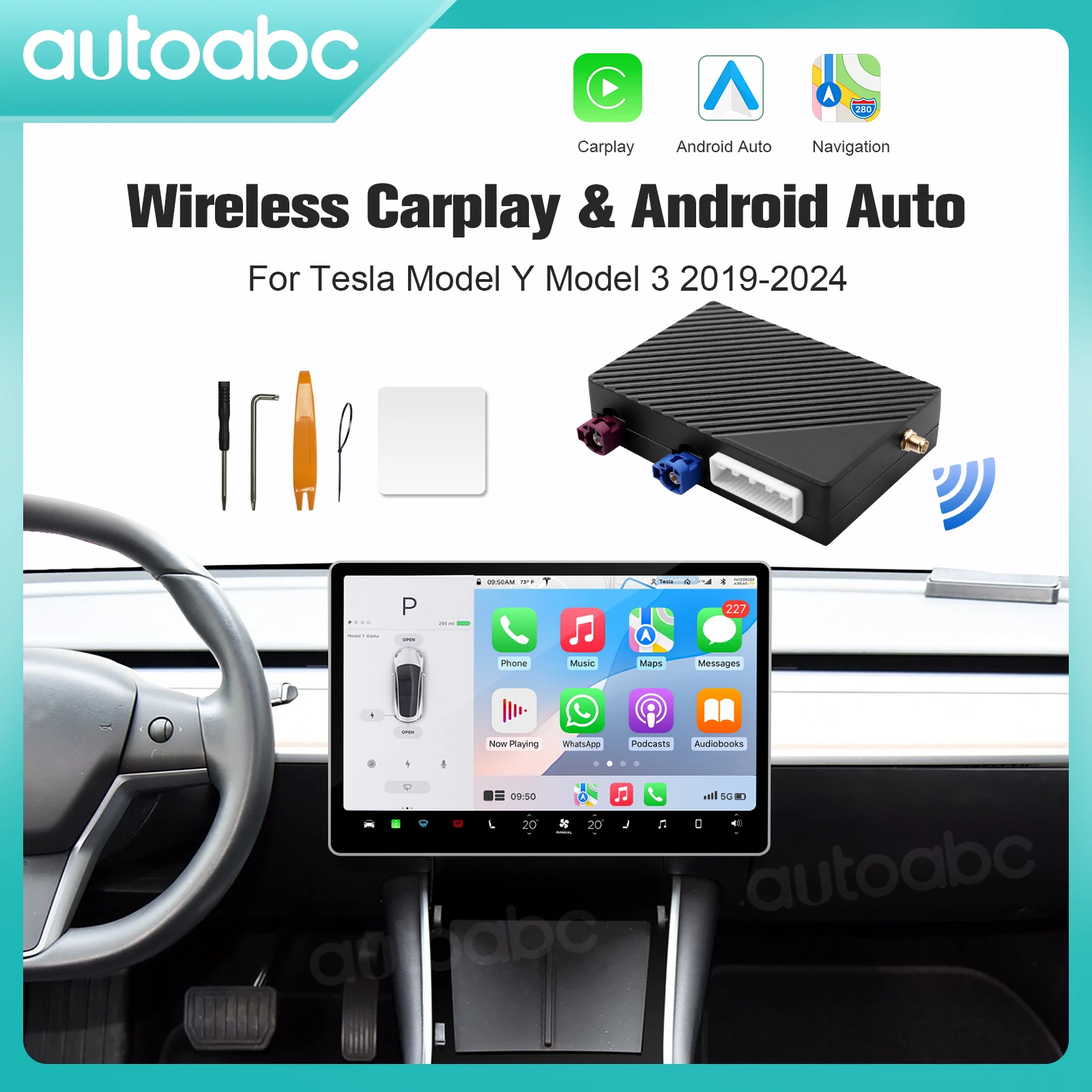 AutoABC Module: Das ultimative Multimedia-System für Tesla Model 3 und Model Y