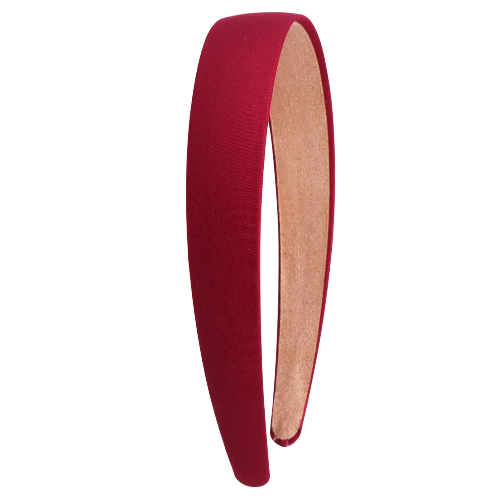 Buntes Satin-Stirnband, 2,5 cm, hartes, rutschfestes Stirnband, DIY-Haarbänder, schlichte Satin-Stirnbänder für Frauen, 21 Farben – Detail 10