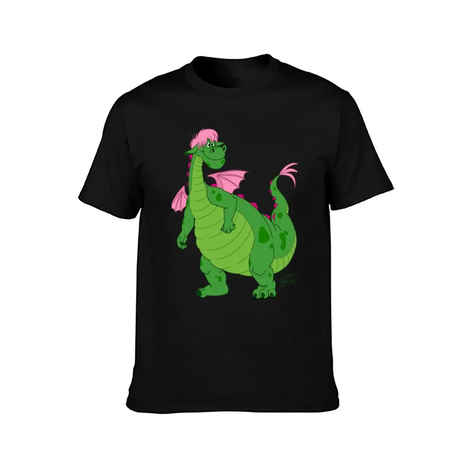 Pete's Dragon Elliot Classic T-Shirt Soft Basic Cotton Short Sleeve Tee T-Shirt