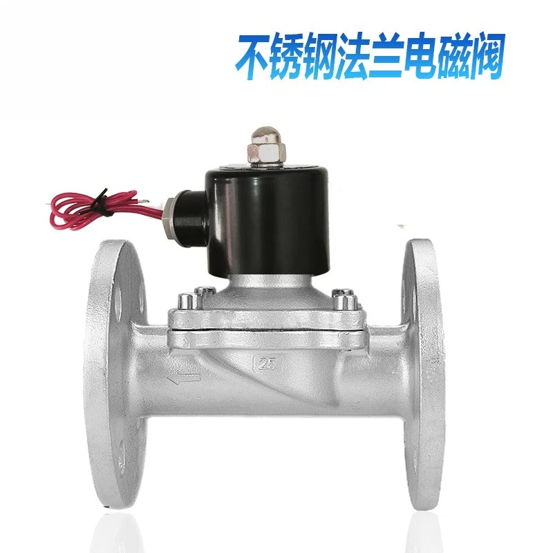 

2W250-25BF Stainless Steel Flanged 1 Inch Normally Closed Solenoid Water Valve, Air Valve DN25