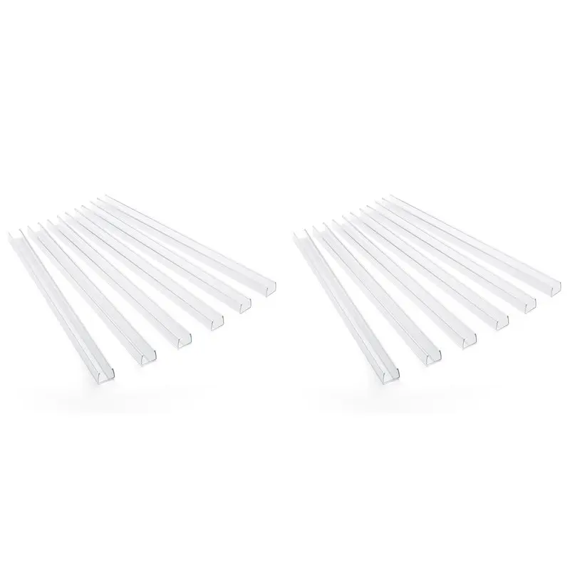 ABLK Cabinet Protector Edge Guard (Pack Of 12),17.7In Clear PVC Cabinet Edge Protectors For 3/4In Thick Kitchen Cabinets