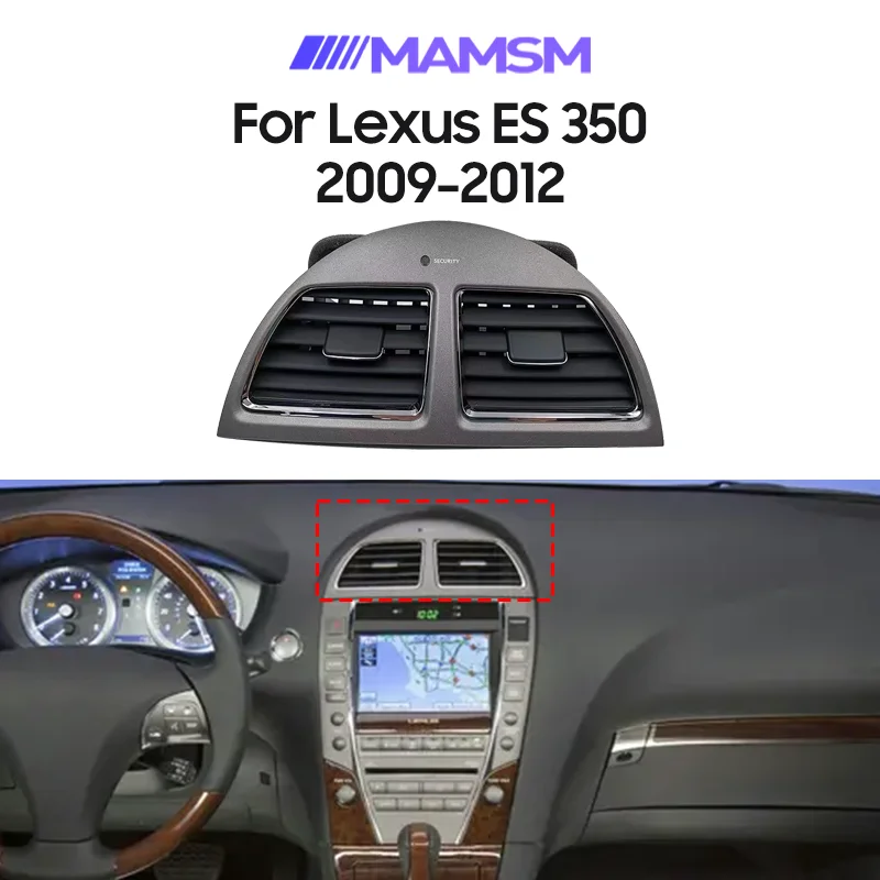 

MAMSM для LEXUS ES ES350 2009 2010 2011 2012: накладка на центральную решетку воздуховода кондиционера, аксессуары для автомобиля