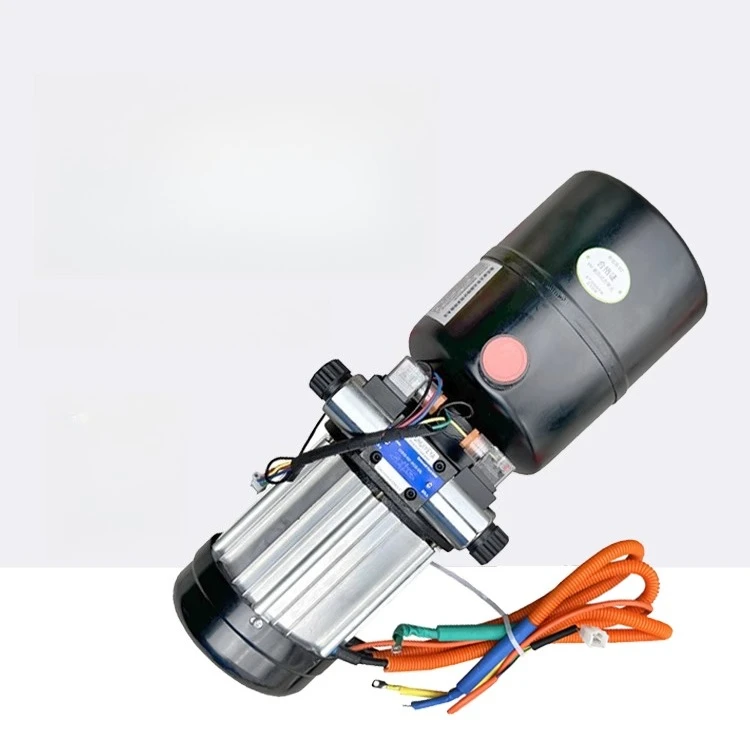 48V 60V 72V Bidirectional Brushless Power Unit - Electric Hydraulic Lifting Motor Oil Pump for Sanitation Garbage Trucks