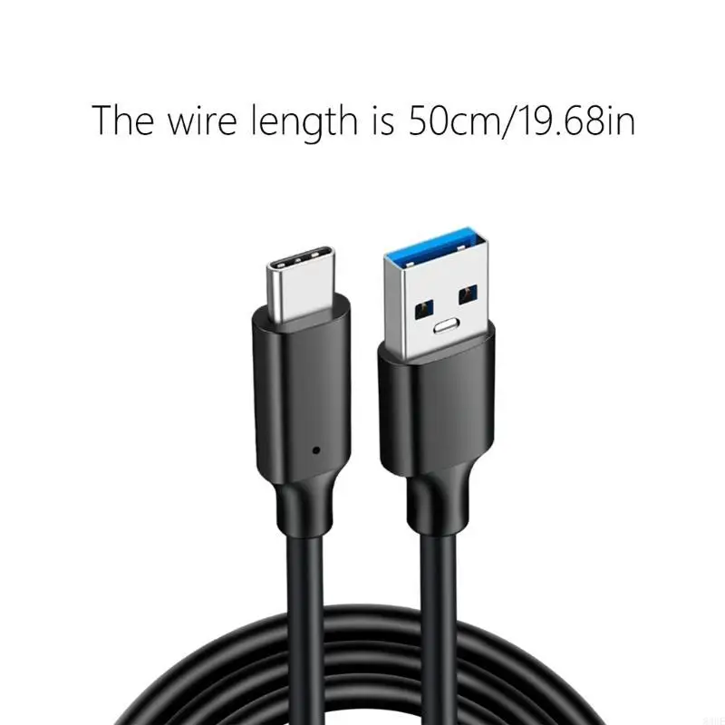 Multifunción USB 3.2 a Tipo C Cable cable alimentación Cable 10 Gbps Transferencia datos rápidos 83CE