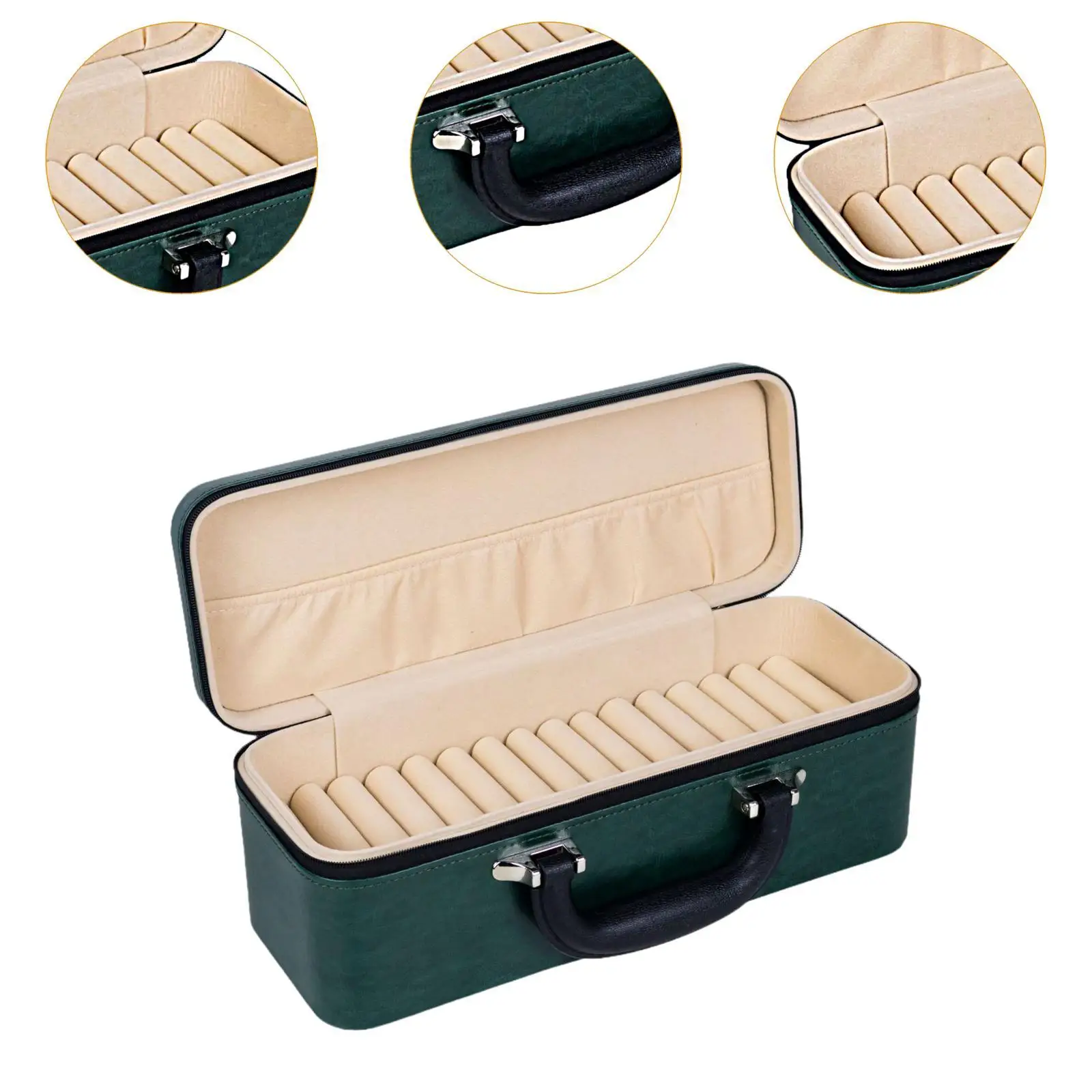 Boîte à Bracelets Portable Multi-Compartiments, Boîte de Rangement à la Mode