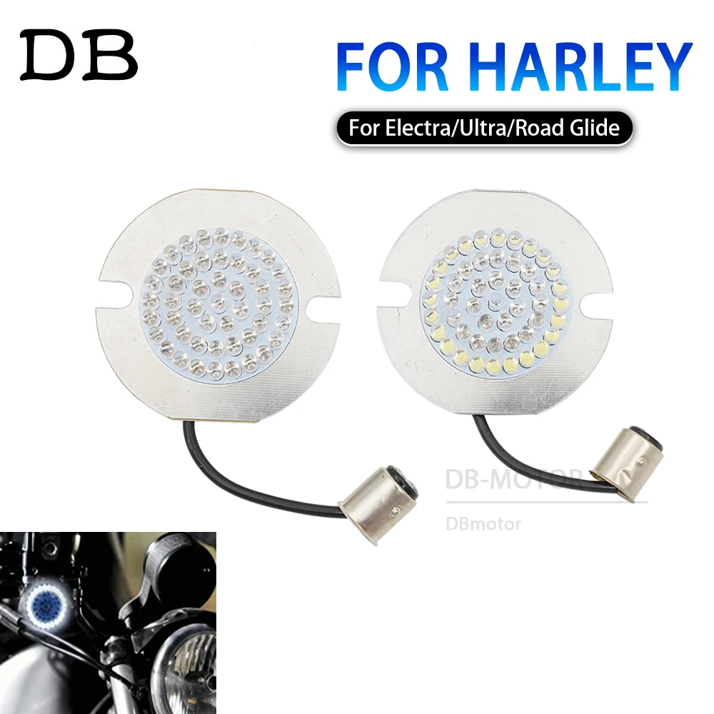 

Fit For Harley Davidson Electra Ultra Road Glide LED Turn Signal Brake Light 1156 1157 Bullet Style Motorcycle Accessories