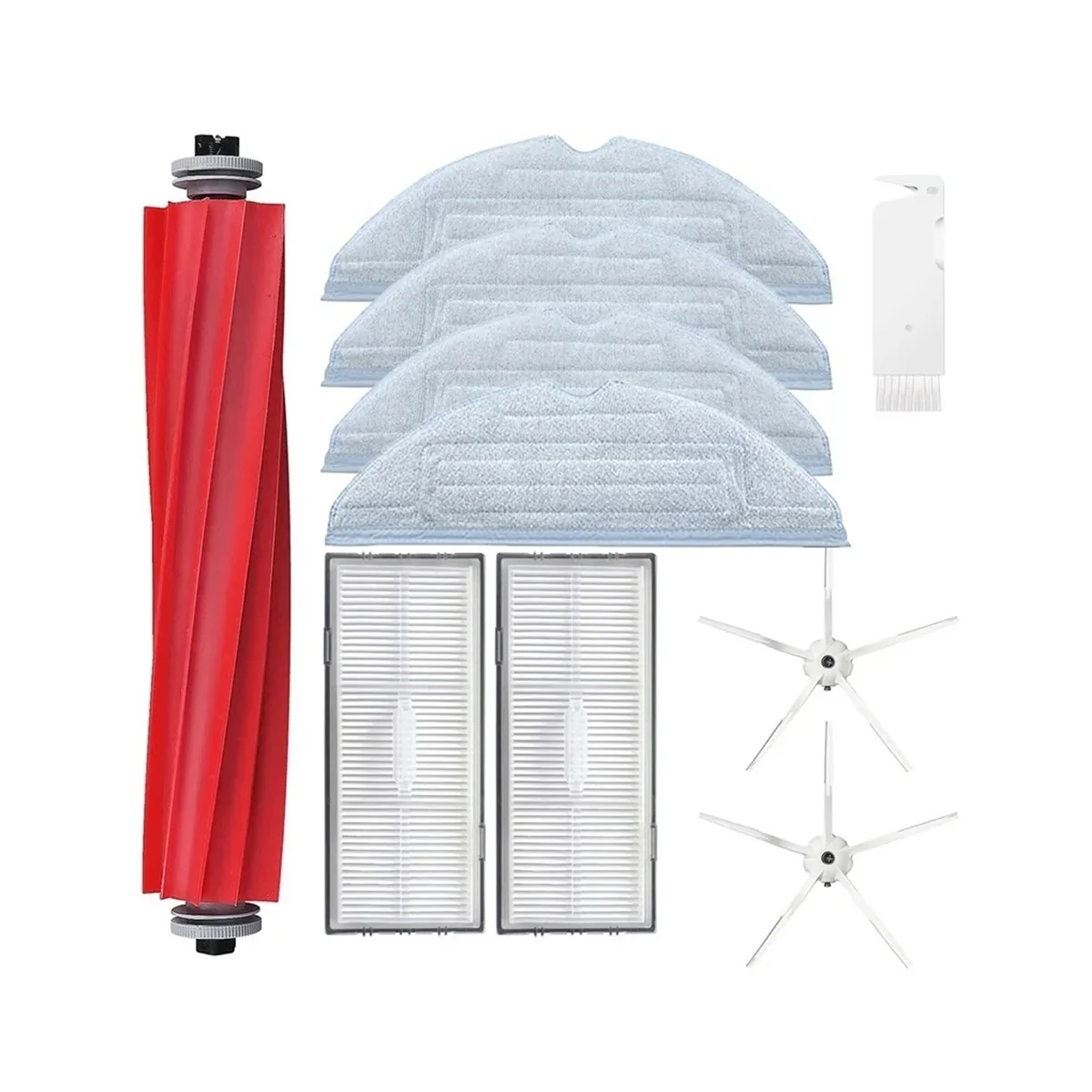 قطع غيار المكنسة الكهربائية ، فرشاة رئيسية ، فرش جانبية ، فلتر Hepa ، ممسحة ل S7 ، T7S ، T7Plus