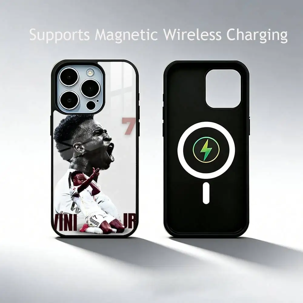 V-Vinicius J-Junior VJ 7   Phone Case For iPhone17,16,15,14,13,12,11 Plus,Pro Supports Magnetic Wireless Charging