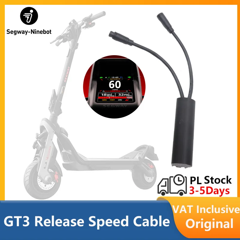 Image of 60 km/h Geschwindigkeitsentriegelungskabel für Ninebot by Segway GT3 D / GT3 E Smart E-Scooter – Kundenspezifische Geschwindigkeitsbegrenzungs-Entriegelungskabel – EU-Lagerbestand