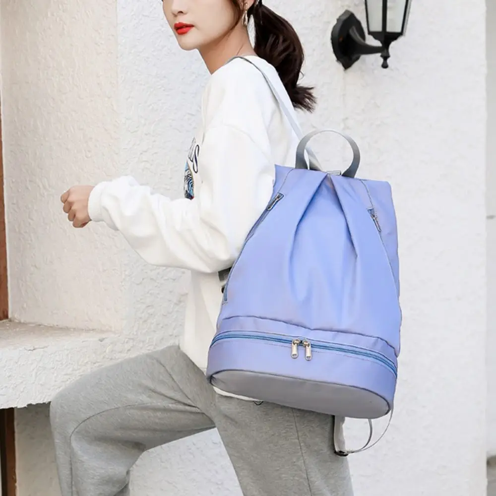 

Wet Dry Separation Fitness Bag Foldable Large Capacity Travel Handbag Expansion Waterproof Travel Duffel Bag Gym