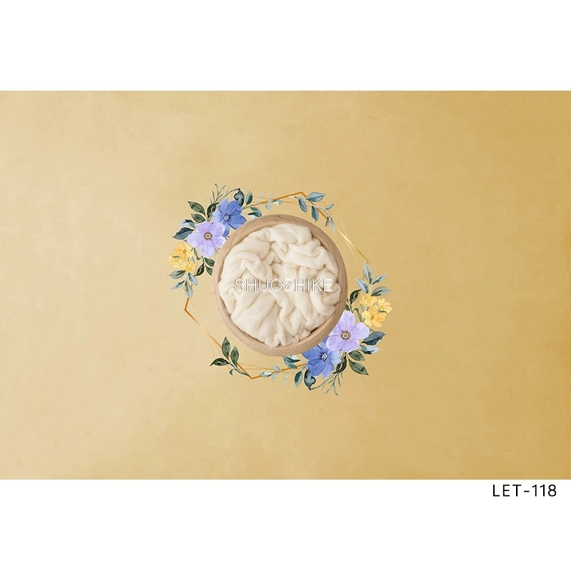 Neugeborenen Porträt Fotografie Hintergrund Blumen schwingen Geburtstag Kunst Hintergrund Baby Fotogalerie Requisiten lassen-02